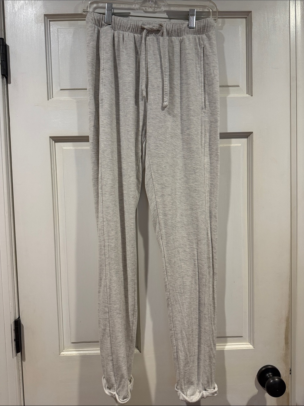 Light Heather Gray Drawstring Jogger Pants